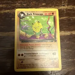 Pokemon TCG Team Rocket Dark Primeape 43/82 - Image 1