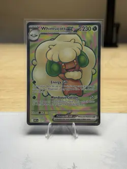 Whimsicott EX 157/086, Ultra Rare, Scarlet & Violet White Flare, Pokemon TCG, NM - Image 1