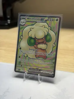 Whimsicott EX 157/086, Ultra Rare, Scarlet & Violet White Flare, Pokemon TCG, NM - Image 2