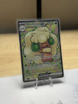 Whimsicott EX 157/086, Ultra Rare, Scarlet & Violet White Flare, Pokemon TCG, NM - Image 3