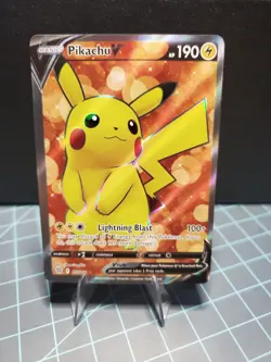 Pokemon TCG Pikachu V (Full Art) 157/172 Swsh09: Brilliant Stars Holo - Image 1