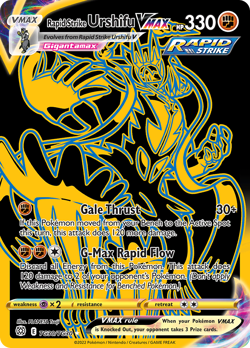 RAPID STRIKE URSHIFU VMAX TG30/TG30 BRILLIANT STARS TRAINER GALLERY POKEMON NM/M - Image 1