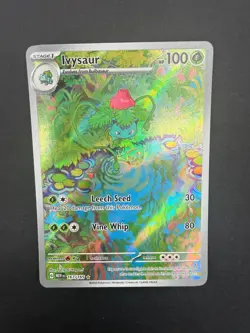 Pokemon TCG Ivysaur Scarlet Violet-151 Holo Card 167/165 NM - Image 3