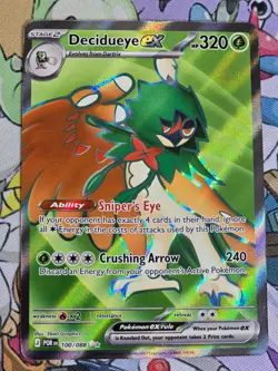 Decidueye ex 100 /088 Full Art Holo Pokemon TCG Perfect Order NM - Image 1