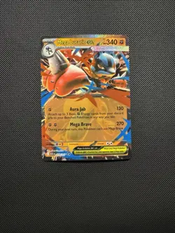 Pokemon TCG Mega Lucario ex 113/217 ME: Ascended Heroes Double Rare Near Mint - Image 1