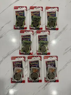 Lot of 8 Pokemon TCG Scarlet and Violet Destined Rivals Checklane Blister Packs - Image 1