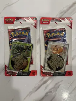 Lot of 8 Pokemon TCG Scarlet and Violet Destined Rivals Checklane Blister Packs - Image 2