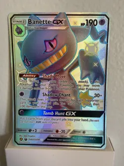 Pokemon Banette GX SV61/SV94 Holofoil Hidden Fates Shiny Vault - Image 1