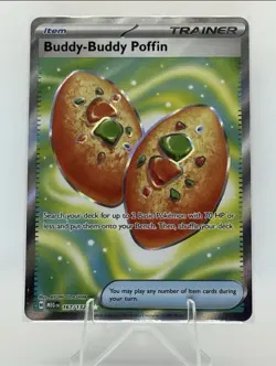 Buddy-Buddy Poffin - ME01: Mega Evolution (MEG) NM Pokemon TCG Mint No Play - Image 1
