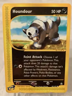 The Pokemon Company Houndour 087/147 Aquapolis Regular Common 50 HP - Image 1