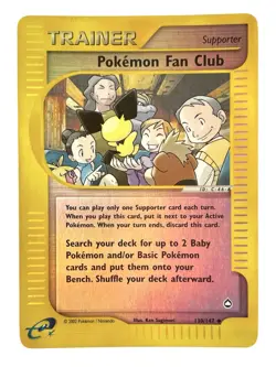 Pokemon 2002 Holo Trainer Fan Club - Image 1