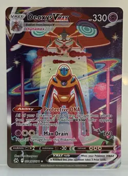 Pokemon Deoxys VMAX GG45/GG70 Alternative Art Crown Zenith Galarian - Image 1