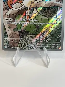 Pokemon Meowth 106/094 - Phantasmal Flames - English IR (illustration Rare) NM - Image 4