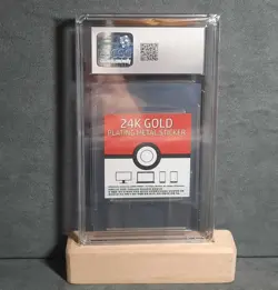 Eevee 2023 Pokemon Popping Candy Koreon 24K Gold Plating Sticker CGC 8.5 - Image 2