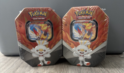 Pokemon TCG Cinderace V Tin New Sealed 2020 Galar Partners - Image 1