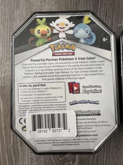 Pokemon TCG Cinderace V Tin New Sealed 2020 Galar Partners - Image 4