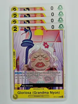 One Piece English - Gloriosa (Grandma Nyon) - OP14-103 - C - NM x4 - Image 1