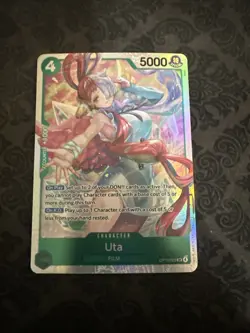 Uta (SR) OP13-023 One Piece Card Carrying On His Will English - Image 1