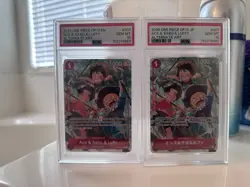 2025 One Piece English OP13 ACE & SABO & LUFFY Alternate Art PSA 10 EN and JP - Image 1
