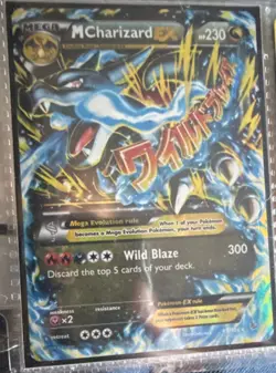 M Charizard EX Mega Evolution Holo Pokemon TCG Card XY Set 69/106 Nintendo 2014 - Image 1