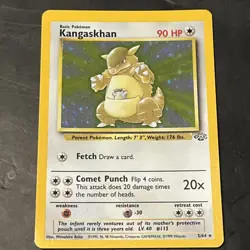 Kangaskhan 5/64 Holo Rare Jungle Set Pokemon Card Vintage WOTC Unlimited - Image 1