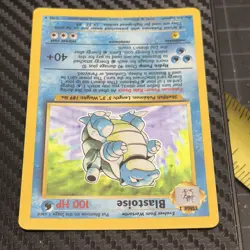 Blastoise 2/102 Base Set Unlimited Holo Rare Vintage Pokemon Card NM - Image 5