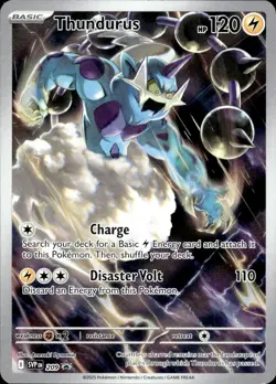 Thundurus 209 Scarlet & Violet Promo Cards Black Star ETB Promo NM Pokemon TCG - Image 1