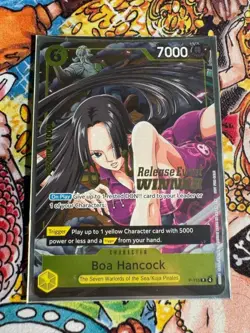 Boa Hancock P-115 Winner Promo One Piece Card English Version with Free Gift! - Image 1