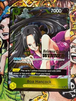 Boa Hancock P-115 Winner Promo One Piece Card English Version with Free Gift! - Image 2