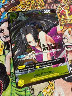 Boa Hancock P-115 Winner Promo One Piece Card English Version with Free Gift! - Image 3