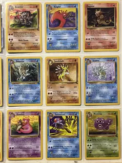Pokemon Fossil Set Lot 32 Cards - Holo Muk 13/62 Dragonite Gengar Articuno WOTC - Image 2
