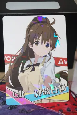 Popura Taneshima Working Goddess Story Shatterfoil CR Card Set - Image 2