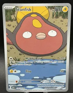 Stunfisk - 118/086 Pokemon TCG Illustration Rare SV: White Flare Card NM - Image 1