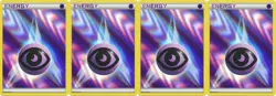 Psychic Energy [Sheen Holofoil] X 4 Mint Cards Unnumbered Battle Lugia - Image 1