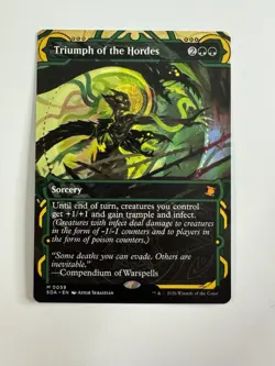 Triumph of the Hordes (Showcase) 59 NM MTG SOA Magic - Image 1