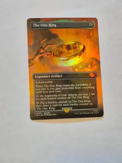 The One Ring (Borderless) (LTR) - Unique and Miscellaneous Promos (UMP) Foil LP - Image 1