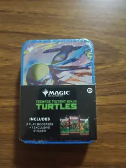 Magic: The Gathering Teenage Mutant Ninja Turtles Tin [LEONARDO] 3 Boosters - Image 1