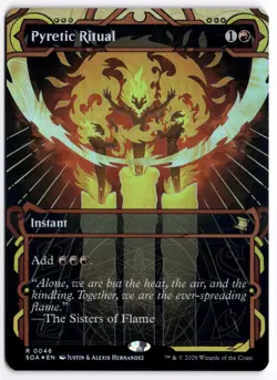 PRESALE Pyretic Ritual SOA 46 Magic: The Gathering Foil R NM - Image 1