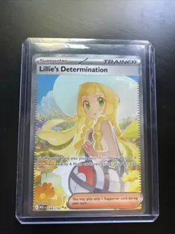 Pokemon TCG Lillie's Determination Mega Evolution Card 184/132 SIR English - Image 1