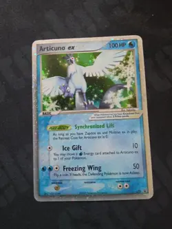 Pokemon 2005 Vintage Articuno EX #32 Black Star Promo Holo Card LP/NM Condition - Image 1