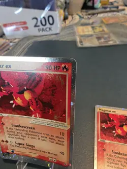 Pokemon Magmar ex Ruby and Sapphire #100/109 Ultra Rare 2003 LP - Image 2