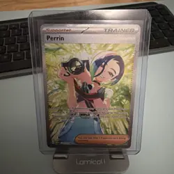 Pokemon TCG Perrin Full Art Holo Trainer Special Illustration Rare 220/167 Sv06 - Image 1