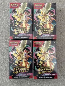4x Pokemon TCG: Mega Evolution-Ascended Heroes Booster Bundle (6 Packs) - Image 1