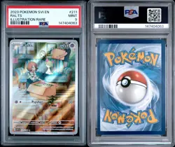 2023 POKEMON SVI EN-SCARLET & VIOLET ILLUSTRATION RARE #211 RALTS PSA 9 - Image 2