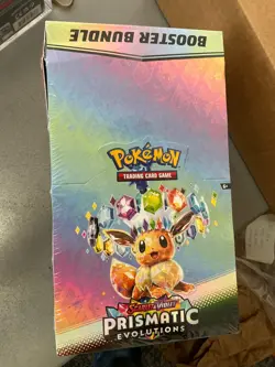 Pokemon SV8.5 Prismatic Evolutions Booster Bundle Display Case - Image 1