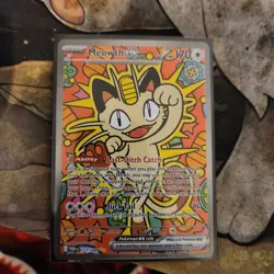 Meowth ex 121/088 ENGLISH Special Illustration Rare - Perfect Order SIR Pokemon - Image 1