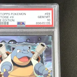 PSA 10 GEM MINT Blastoise #9 Movie Edition 1999 Topps Pokemon #E9/12 - Image 3