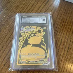 Pokemon TCG Pikachu VMAX TG29/TG30 Lost Origin Holo CGC 10 310 HP - Image 1
