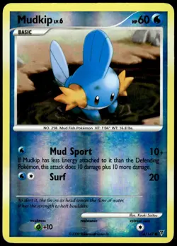 Mudkip 116/147 Common Supreme Victors Pokemon Reverse Holo LP - Image 1