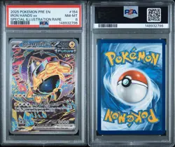 2025 POKEMON PRE EN-PRISMATIC EVOLUTIONS #154 IRON HANDS EX PSA 8 - Image 3